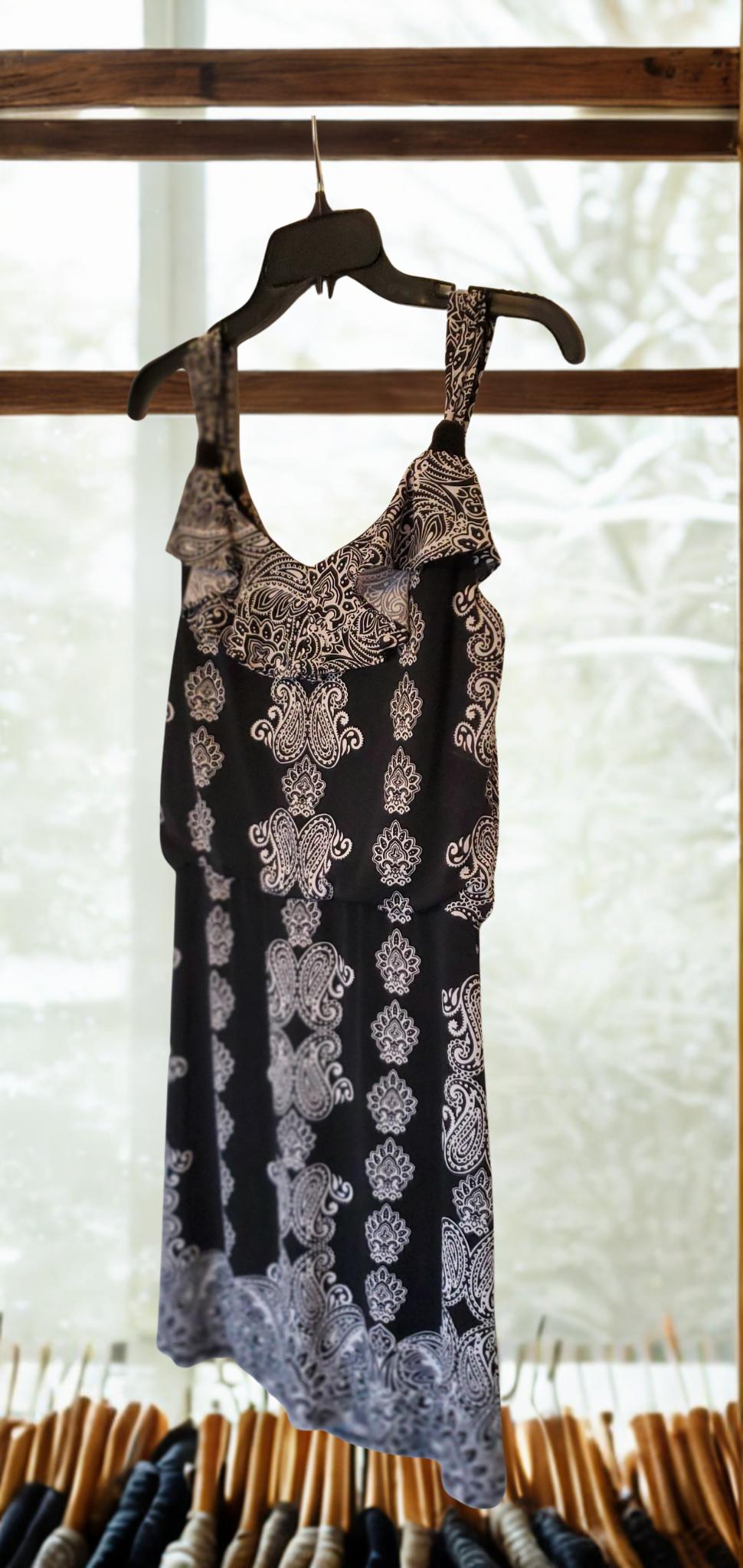 Paisley Print Dress