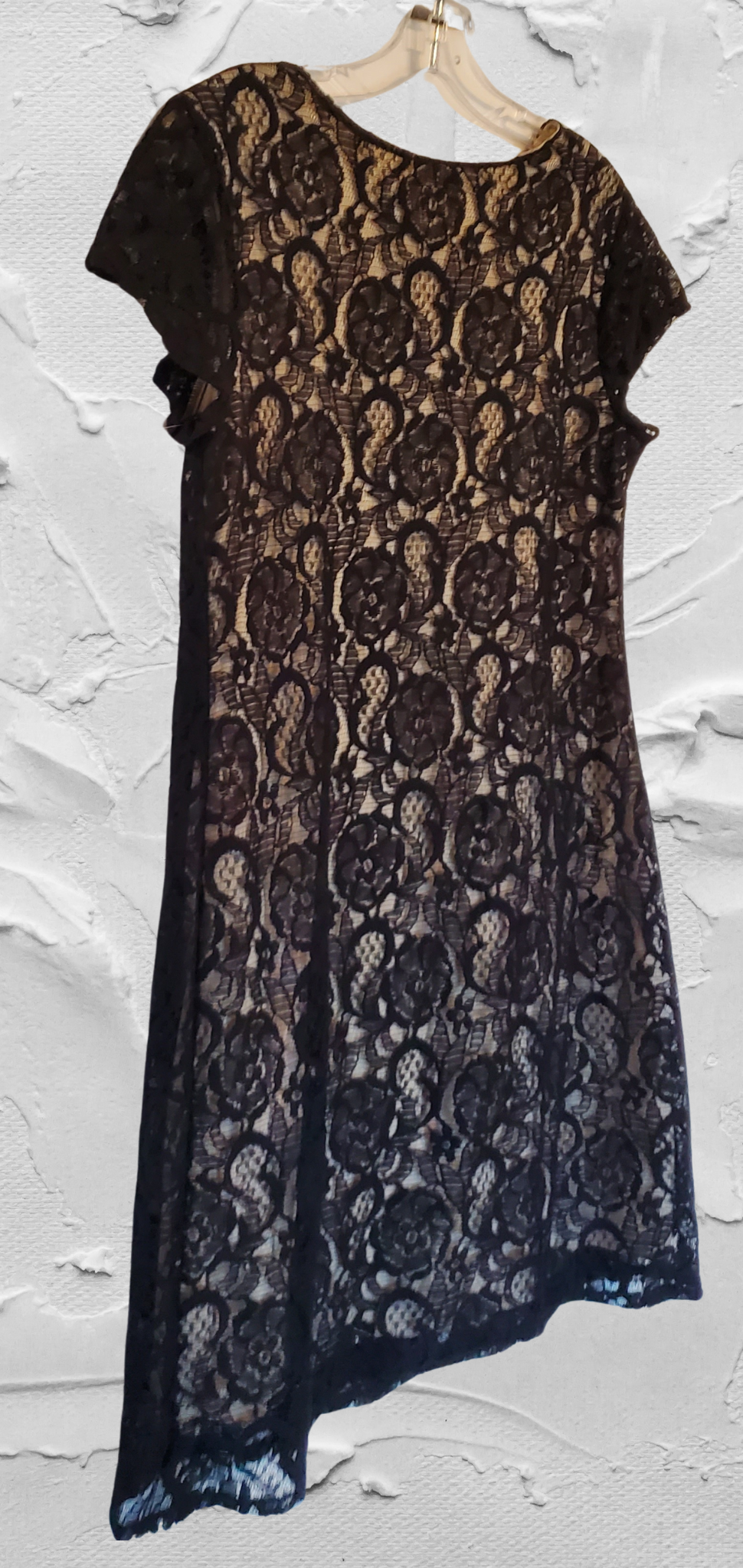 Black Lace Shift Dress