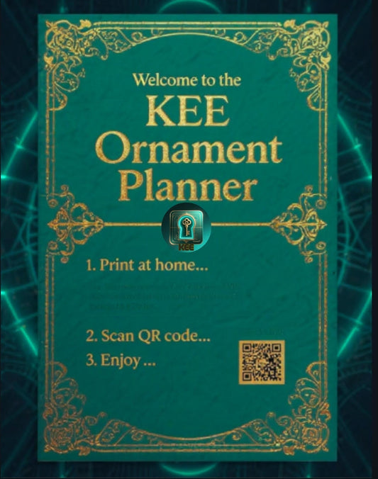 KEE Ornament Planner | Holiday Digital Organizer & Budget Tracker (Printable PDF)