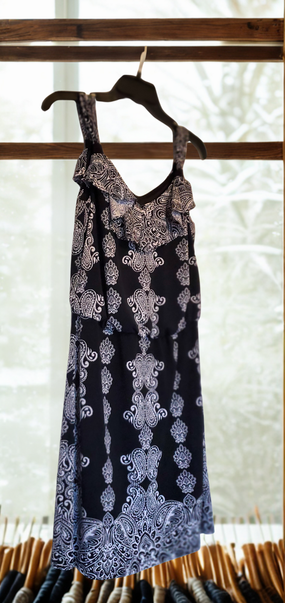 Paisley Print Dress