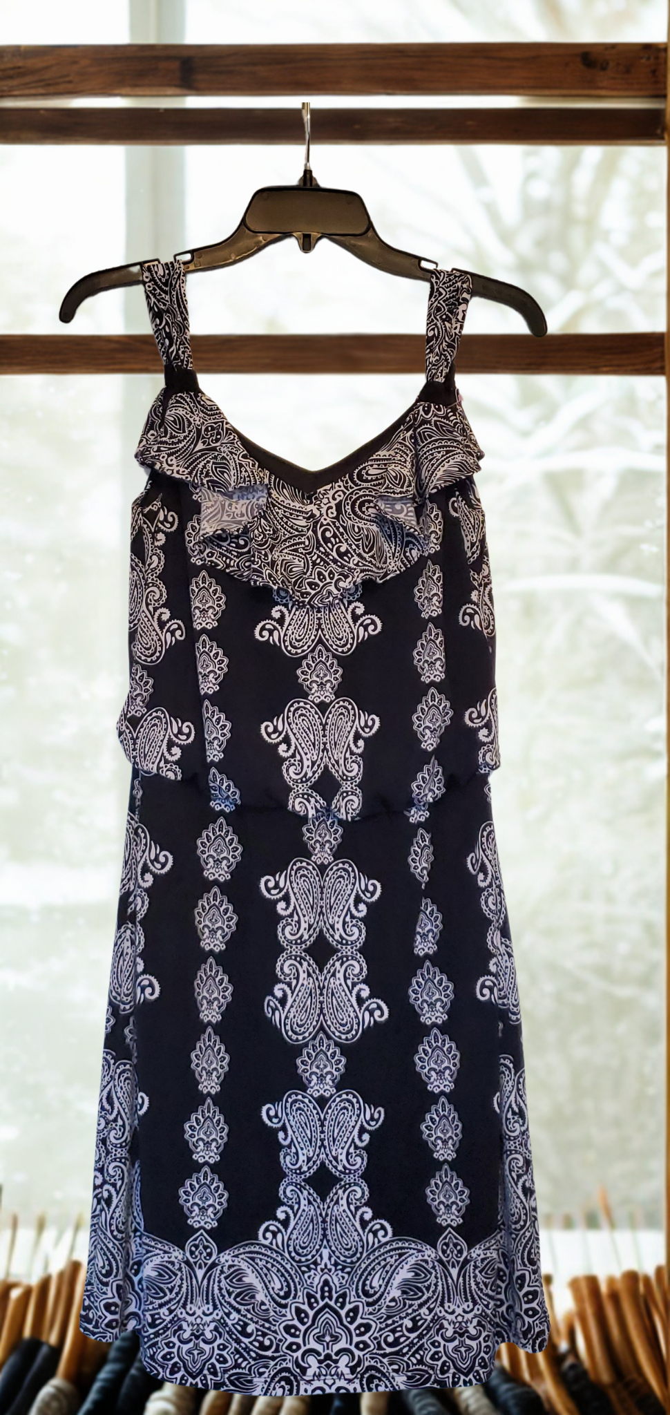 Paisley Print Dress